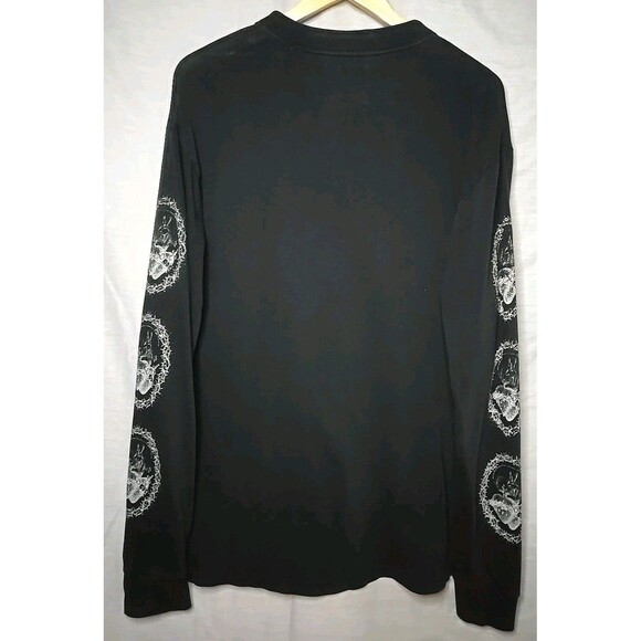 Darc Sport Wolves Club Long Sleeve T-Shirt, Men's Sz Large, Black, Graphic - Picture 4 of 7